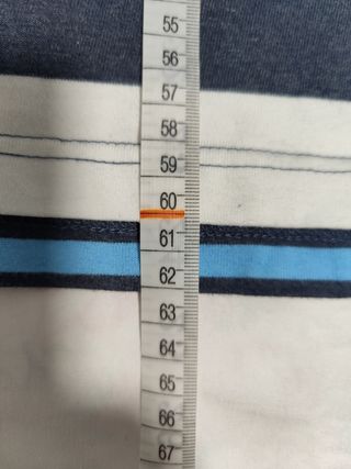 Polo Tommy Hilfiger rayas azul blanco S