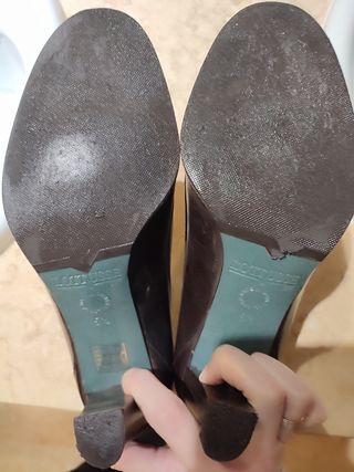 Zapatos tacón lottusse talla 39 piel