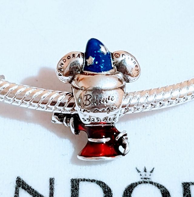 Charm plata de ley Mickey mouse aprendiz