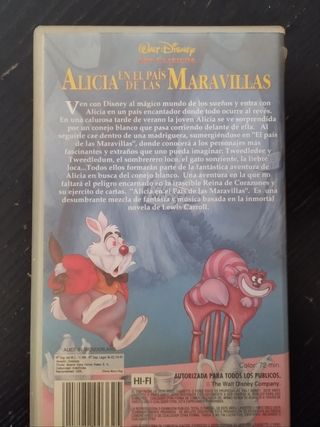 VHS Alicia en el País de las Maravillas