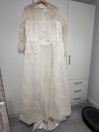 Vestido de novia años 80