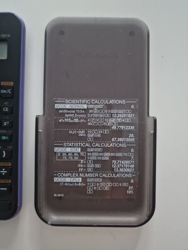 Calculadora científica Sharp EL-501X