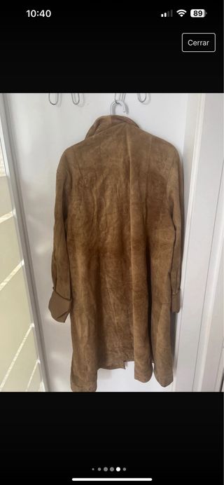 Trench cuero