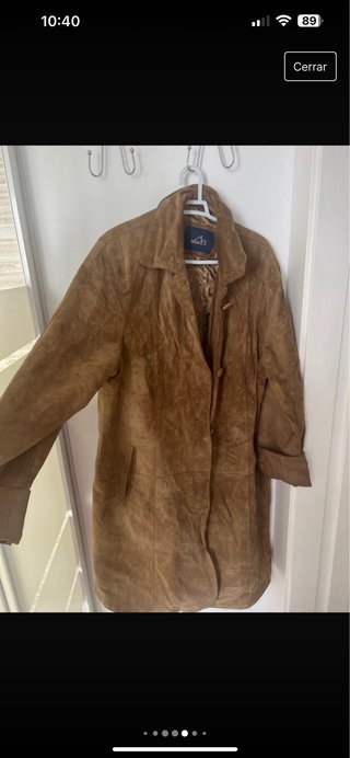 Trench cuero