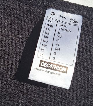 Maglia nera basket della decathlon