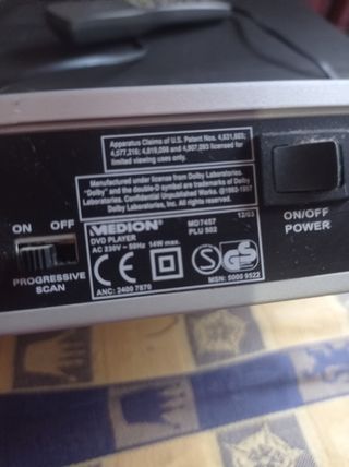 Reproductor dvd Medion