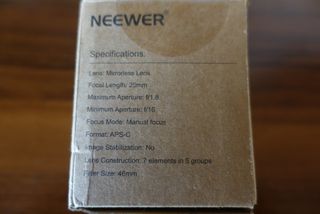 Neewer obiettivo 25mm f/1.8 Fujifilm X