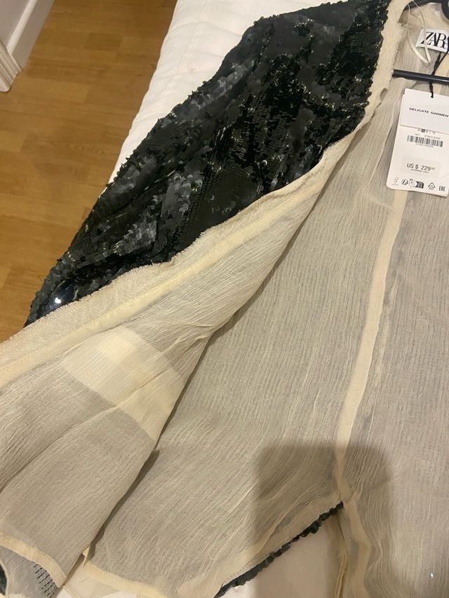 Blazer lentejuelas Zara