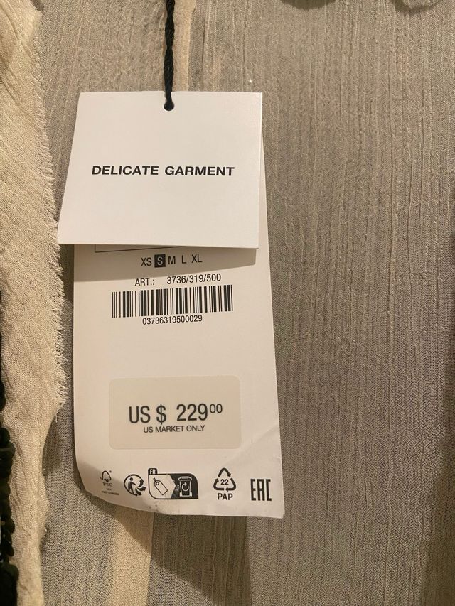 Blazer lentejuelas Zara