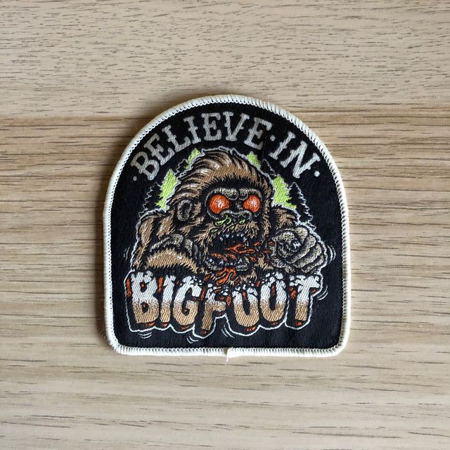 BELIEVE IN BIGFOOT patch toppa