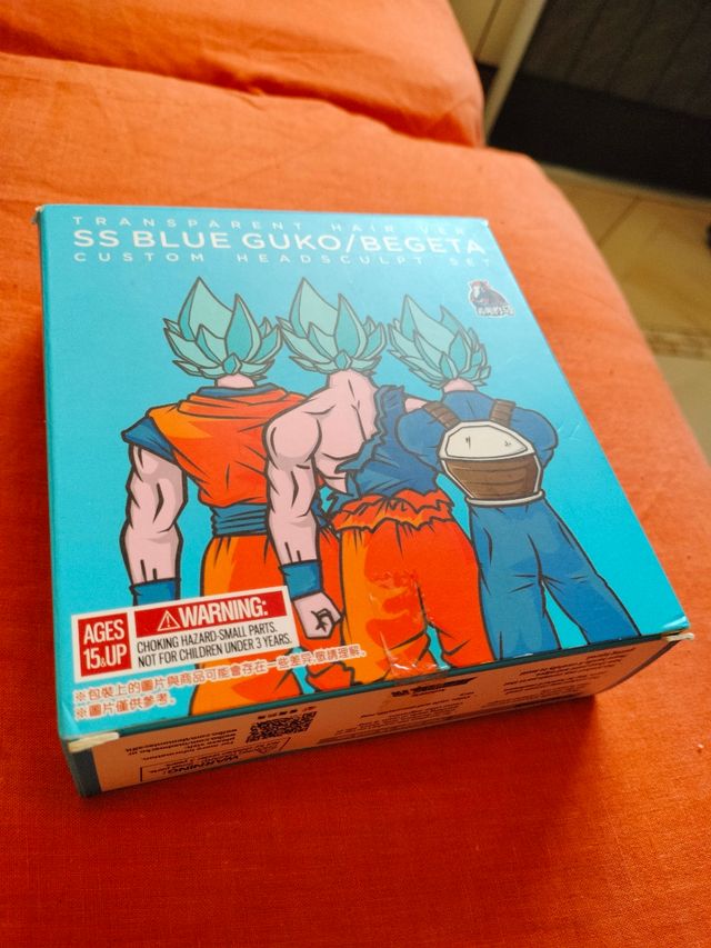 Set de caras para Goku y Vegeta