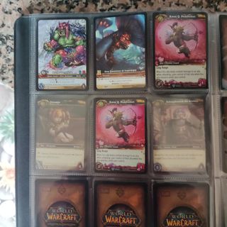 wow lot with rare cards and loot