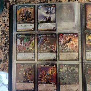 wow lot with rare cards and loot