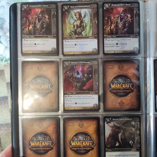 wow lot with rare cards and loot
