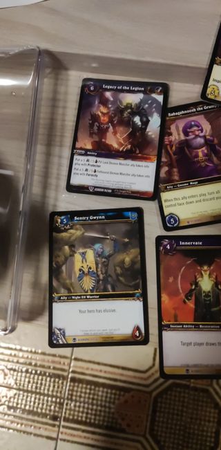 wow lot with rare cards and loot