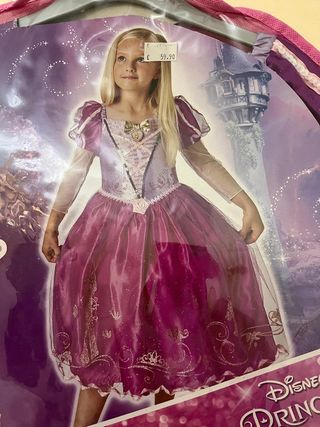 costume carnevale principessa disney 5-6 anni