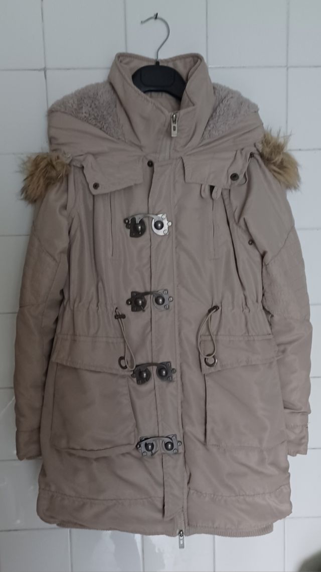 Abrigo mujer Amisu beige talla 38