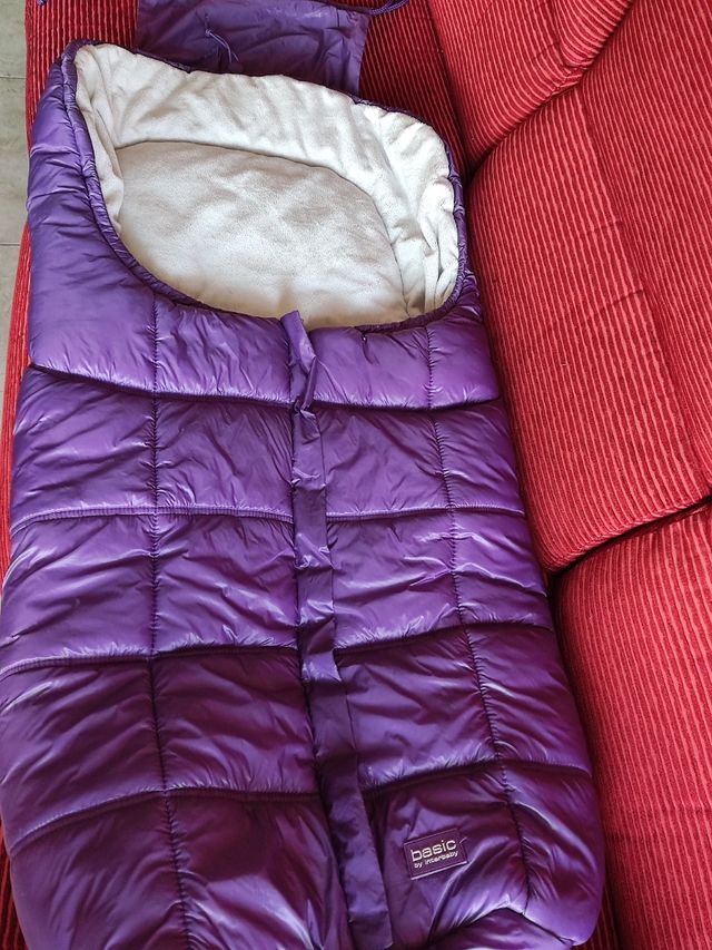 Saco silla de bebé con forro polar