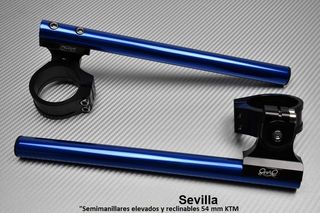 Semimanillares elevados y reclinables 54 mm KTM