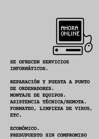 Servicios informáticos y reparaciones