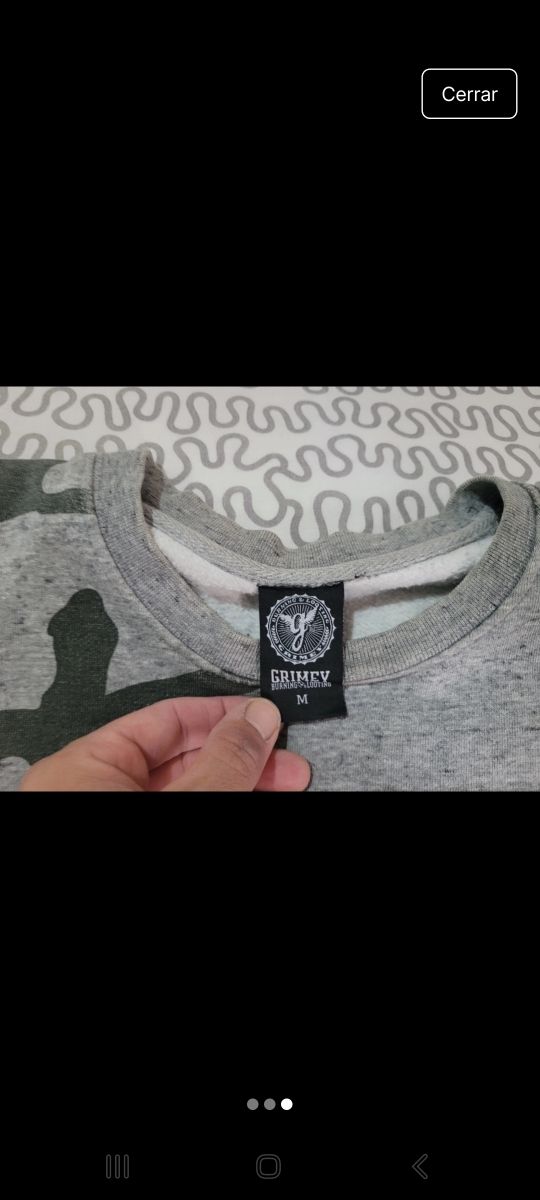 Sudadera marca grimey