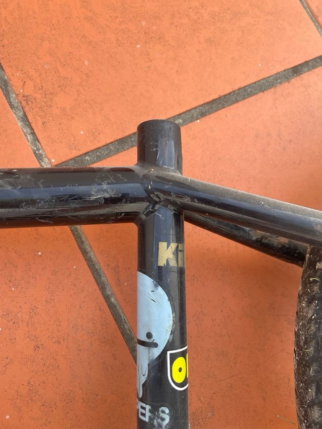 Cuadro y rueda trasera BMX Free style EIGHTIES 21”