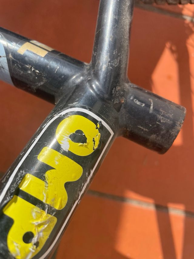 Cuadro y rueda trasera BMX Free style EIGHTIES 21”