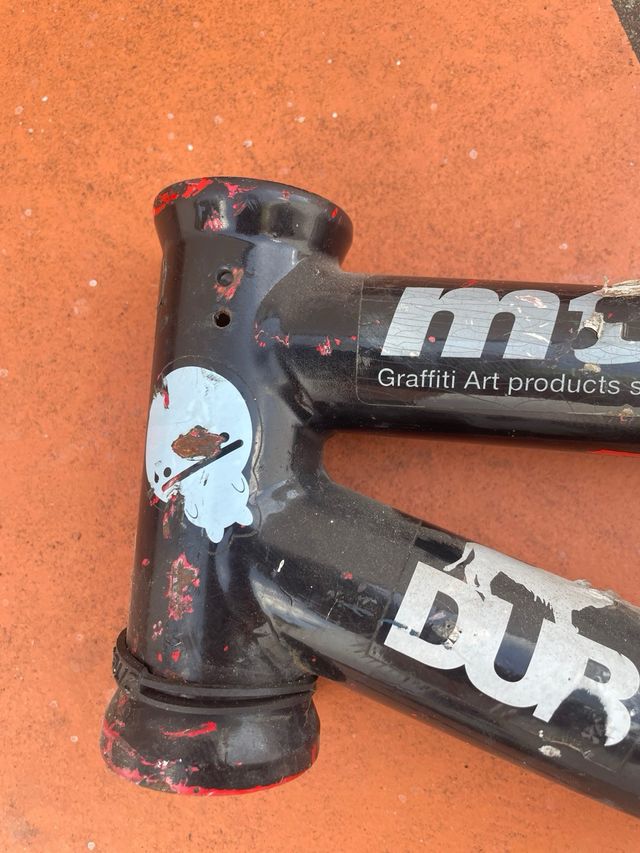 Cuadro y rueda trasera BMX Free style EIGHTIES 21”