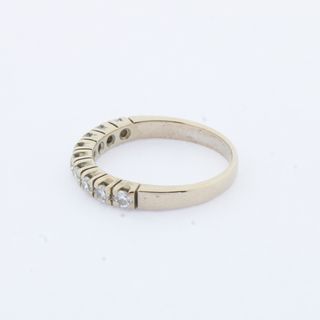 Anillo oro blanco con diamantes