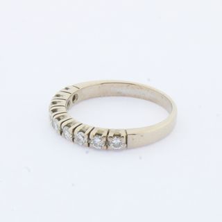 Anillo oro blanco con diamantes