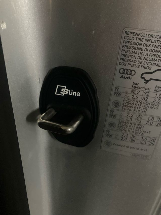 2 cubiertas silicona cerradura Audi sline