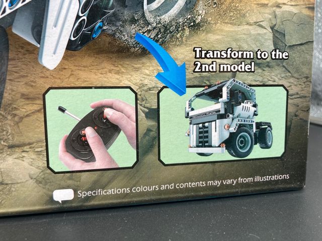 Camión por piezas Qihui 379 piezas control remoto