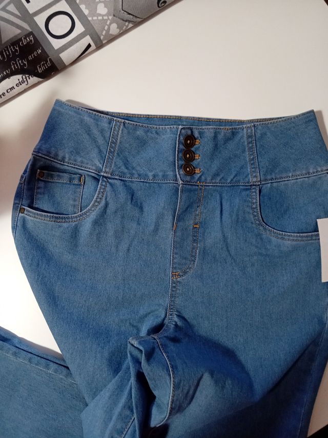 Jeans vita alta taglia M elasticizzato