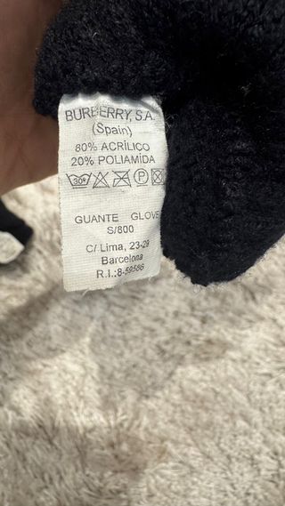 Guantes Burberry
