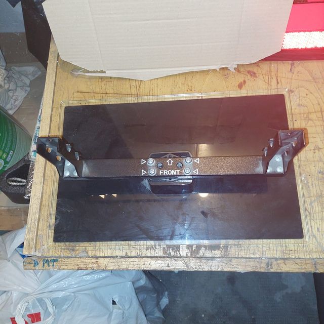 SupportoTV da soggiorno con base  in criSTALLO