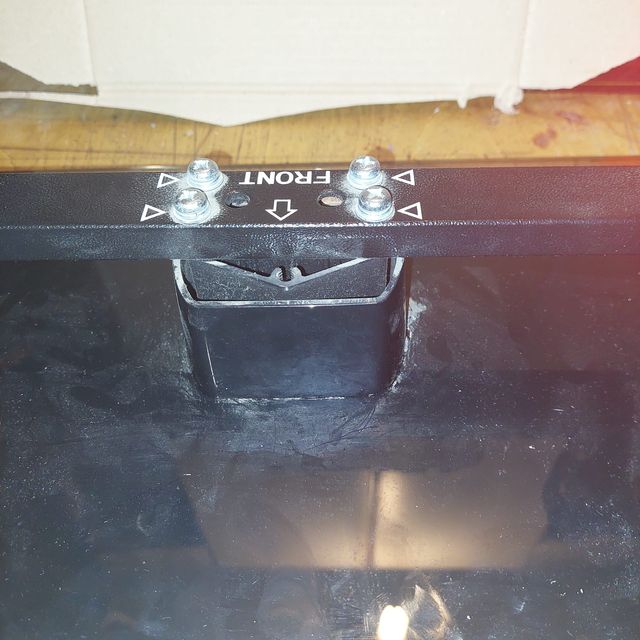 SupportoTV da soggiorno con base  in criSTALLO