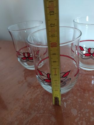 Tre bicchieri vintage