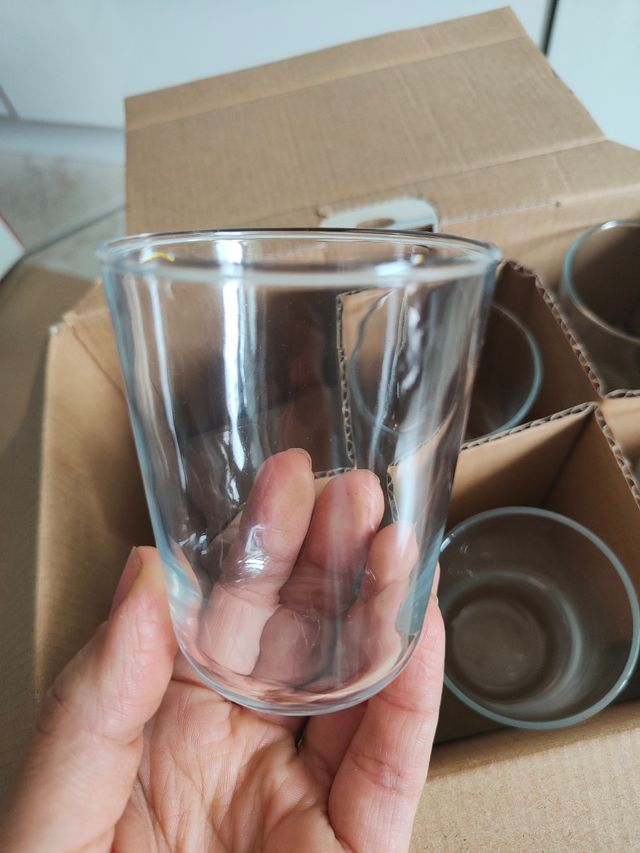 Set 18 Bicchieri vetro