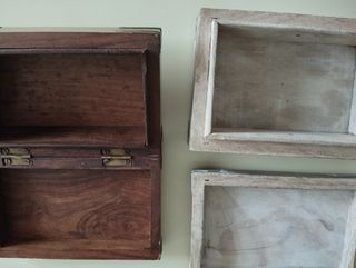 Cajas decorativas en madera