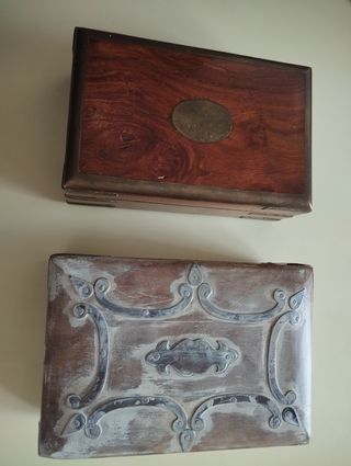 Cajas decorativas en madera