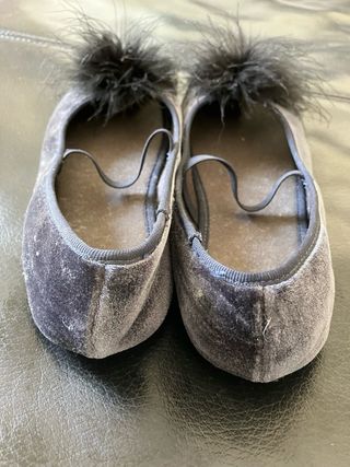 Bailarina terciopelo pompón Talla33