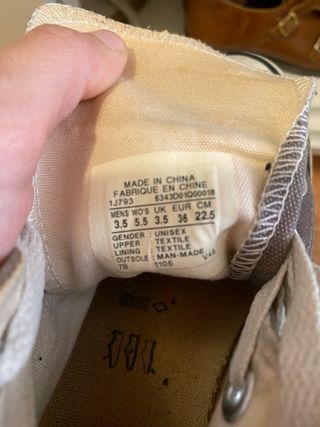Converse grises unisex 