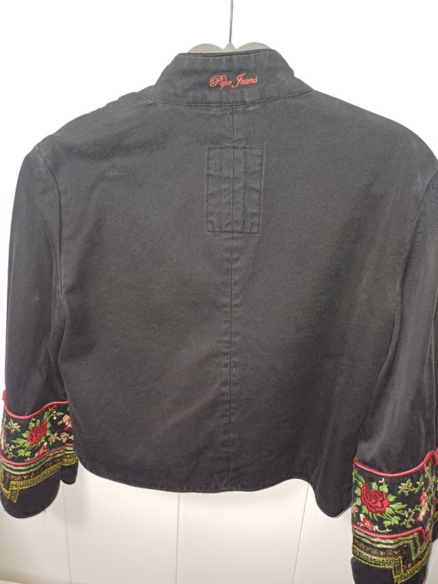 Chaqueta torera bordada Pepe Jeans