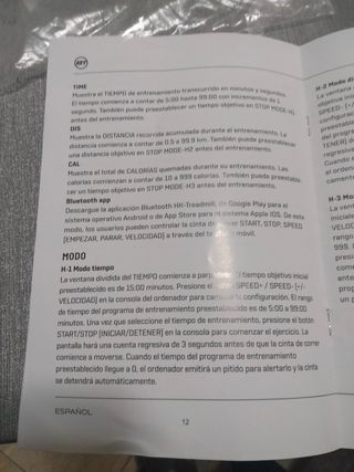 Cinta de correr BODYTONE  H home.