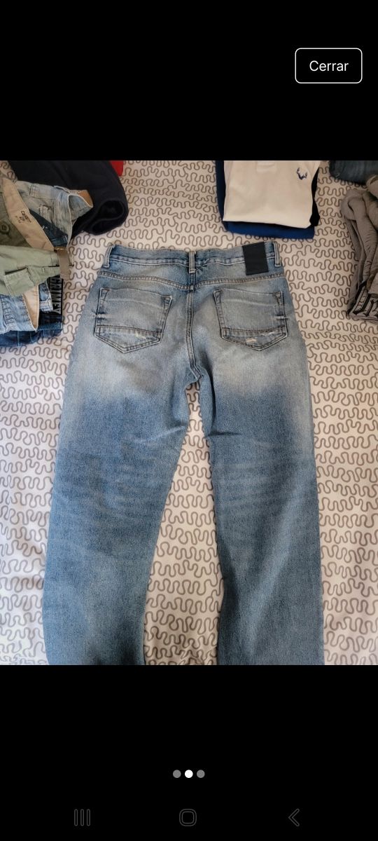 Pantalones vaqueros anchos