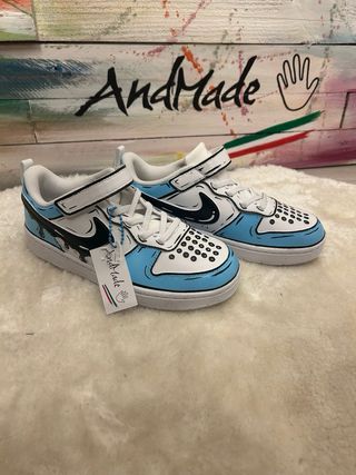 Nike court cartoon