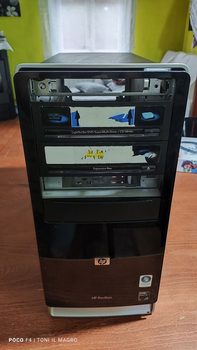 Caja ordenador sobremesa HP