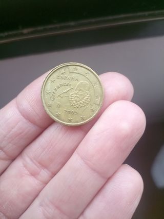 Moneda 10 céntimos con fallo