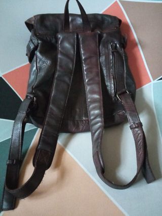 Mochila cuero