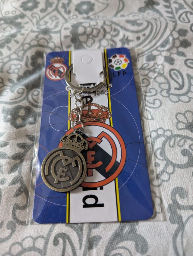 Llavero de metal del Real Madrid (Nuevo)